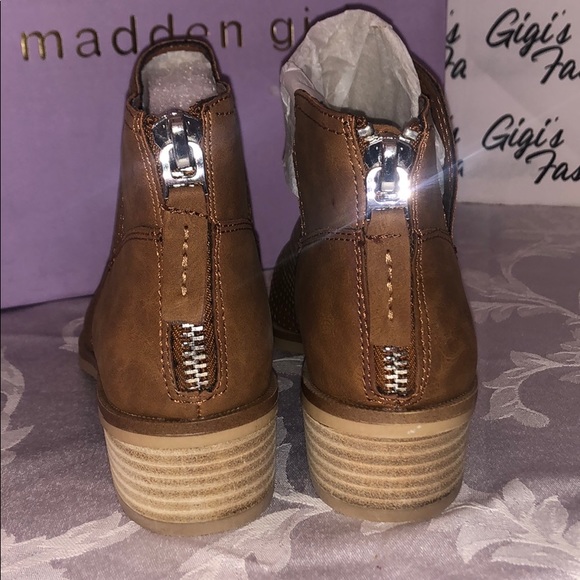 brown Bootie by Madden Girl - Picture 10 of 14